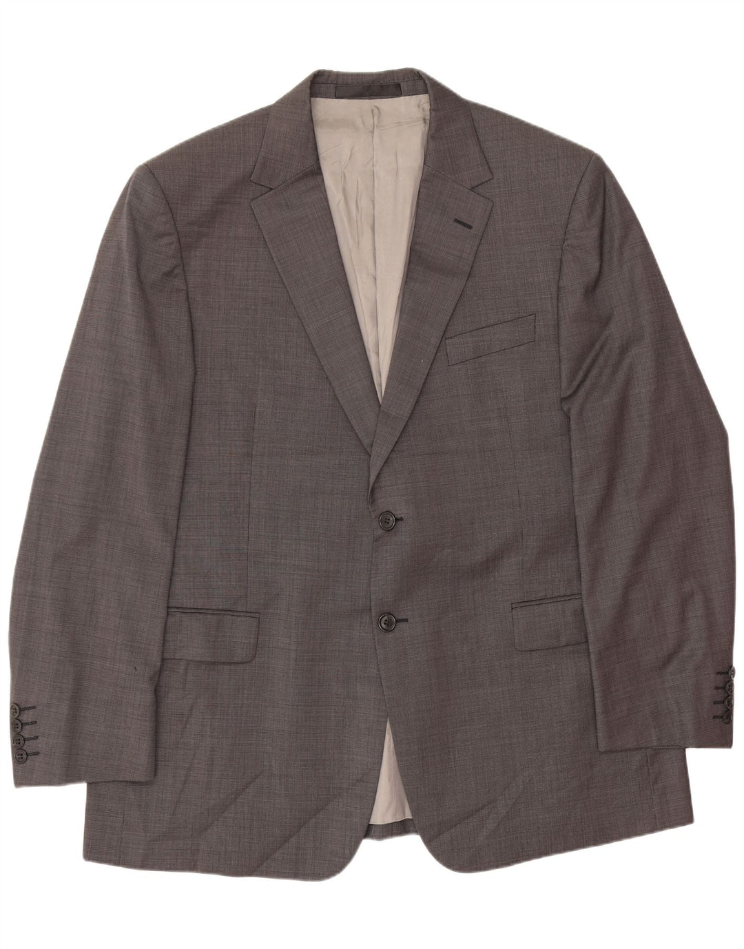 Marks & Spencer Ανδρικό σακάκι σακάκι με 2 κουμπιά UK 44 XL γκρι μαλλί