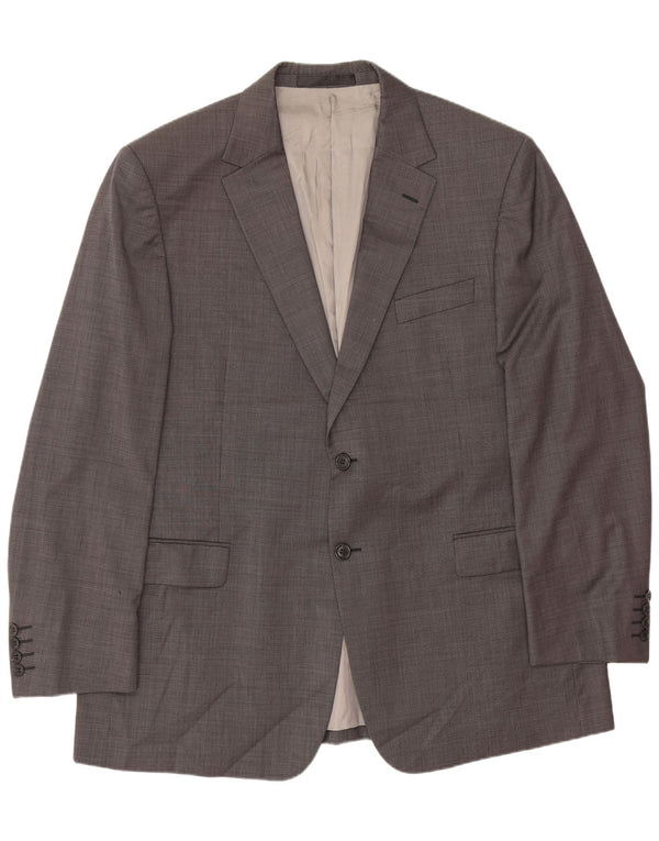 Marks & Spencer Ανδρικό σακάκι σακάκι με 2 κουμπιά UK 44 XL γκρι μαλλί