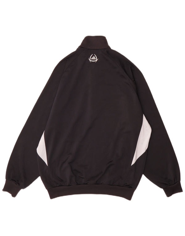 Ανδρική φόρμα Adidas Top Jacket UK 42/44 Large Black Colourblock Polyester