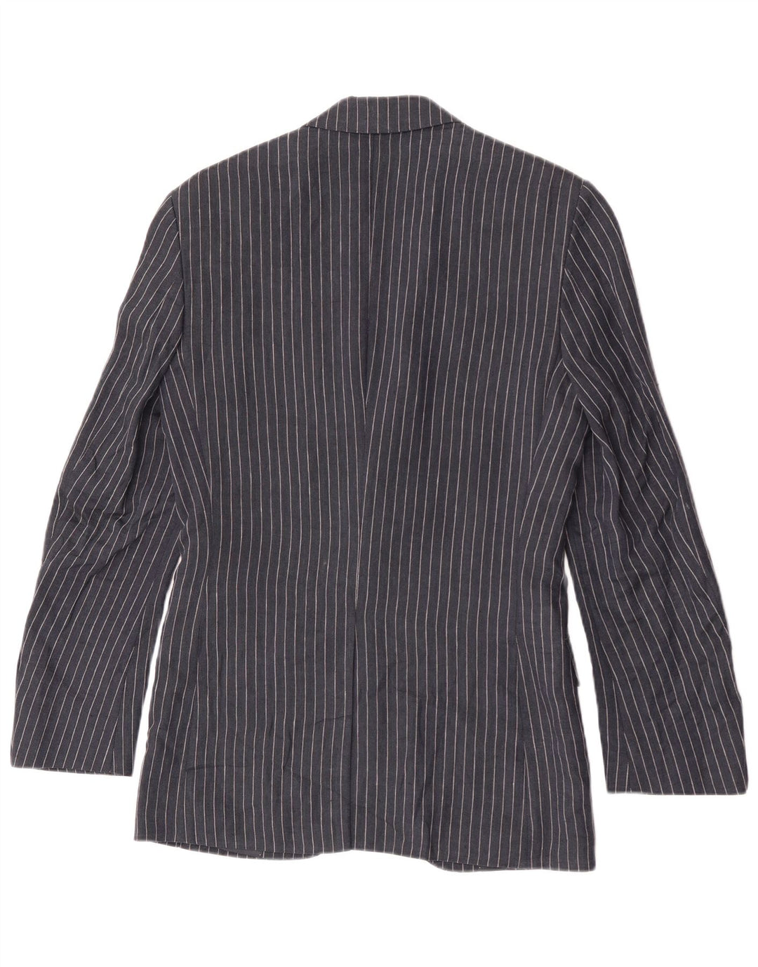 Marks & Spencer Herre 2-knaps blazerjakke UK 34 XS Marineblå nålestribe