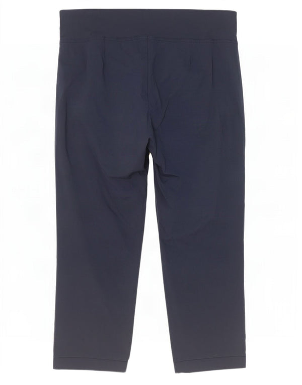 Pantaloni corti affusolati autografi da donna Marks & Spencer W36 L25 blu navy