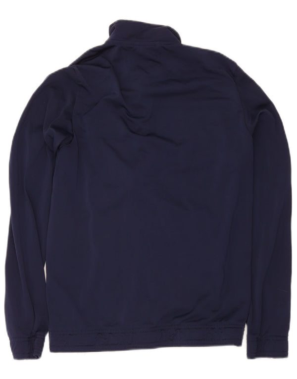 Puma Boys tréningruha felső kabát 13-14 éves sötétkék Colourblock poliészter