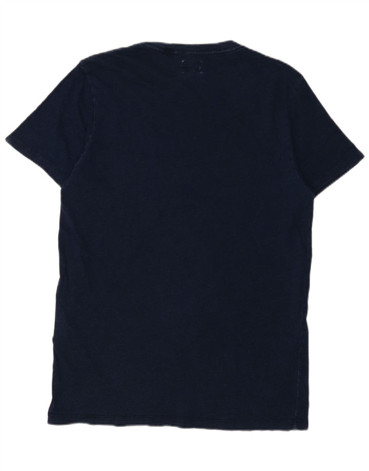 Мужская футболка Levi's Top среднего размера, темно-синяя, хлопковая