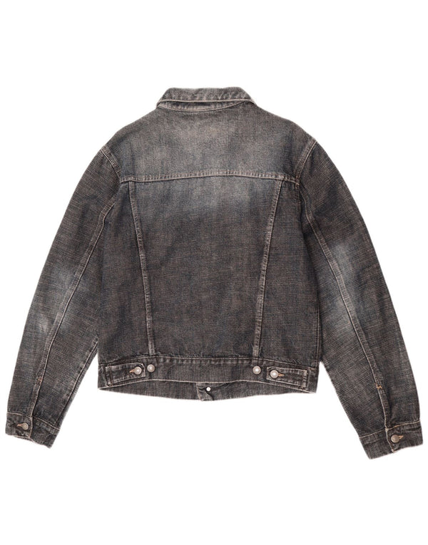 Vitamina Chaqueta Vaquera Mujer UK 40 XL Algodón Gris