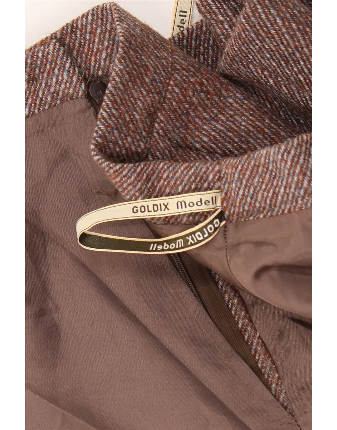 GOLDIX Womens Straight Skirt IT 44 Medium W29 Brown Vintage Goldix and Second-Hand Goldix from Messina Hembry 