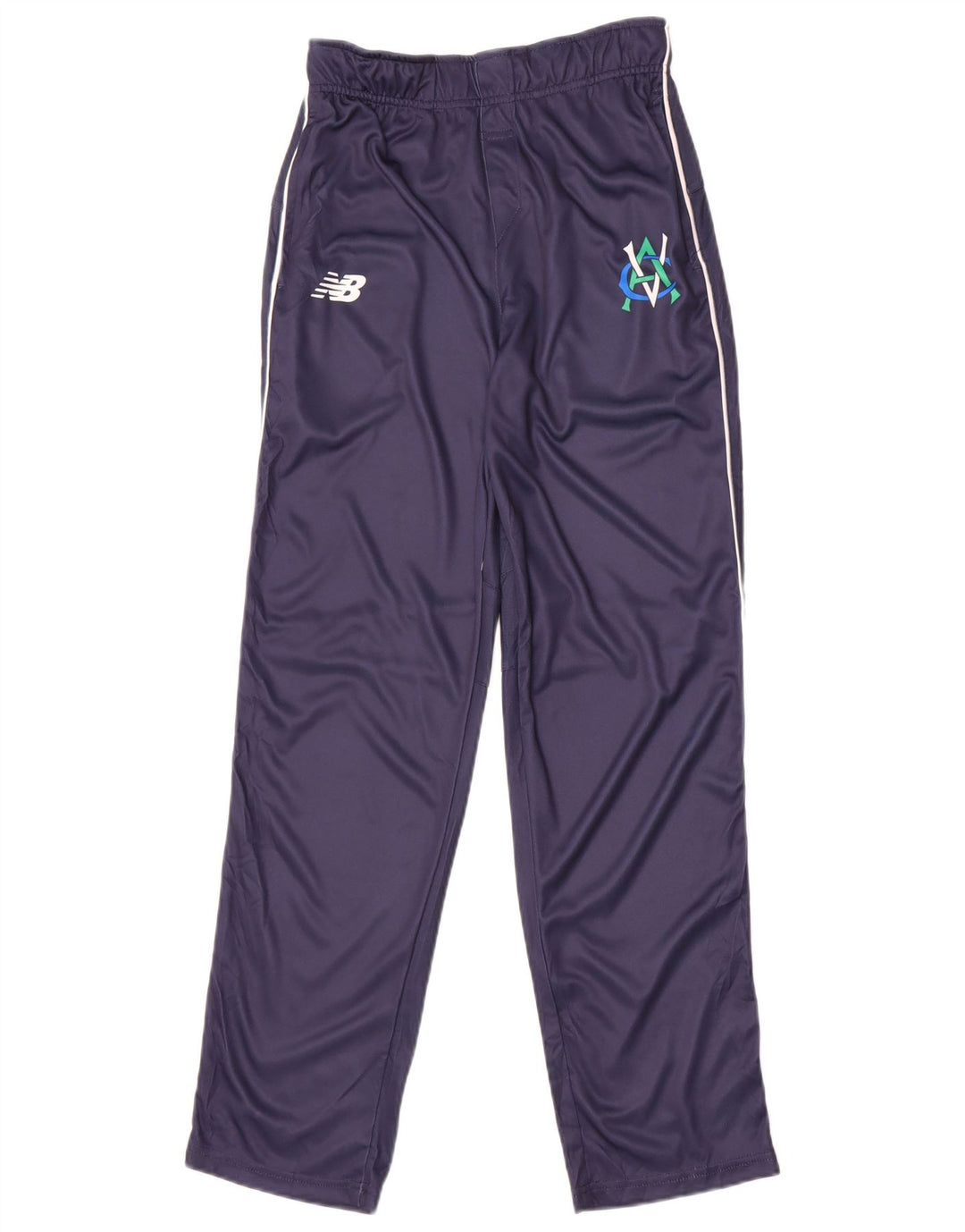 New Balance Womens Tracksuit Trousers UK 12 Medium  Navy Blue Polyester