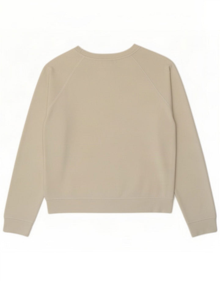 Levi's Womens Graphic Sweatshirt Jumper UK 14 Medium White Cotton