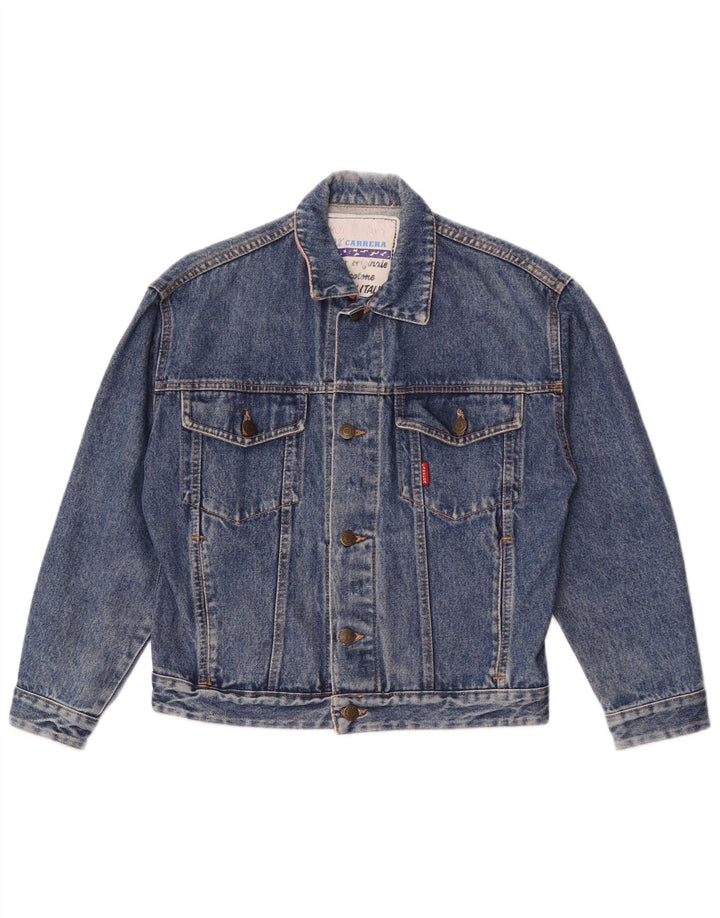 Carrera Boys Loose Fit Denim Jacket 11-12 Years Blue Cotton