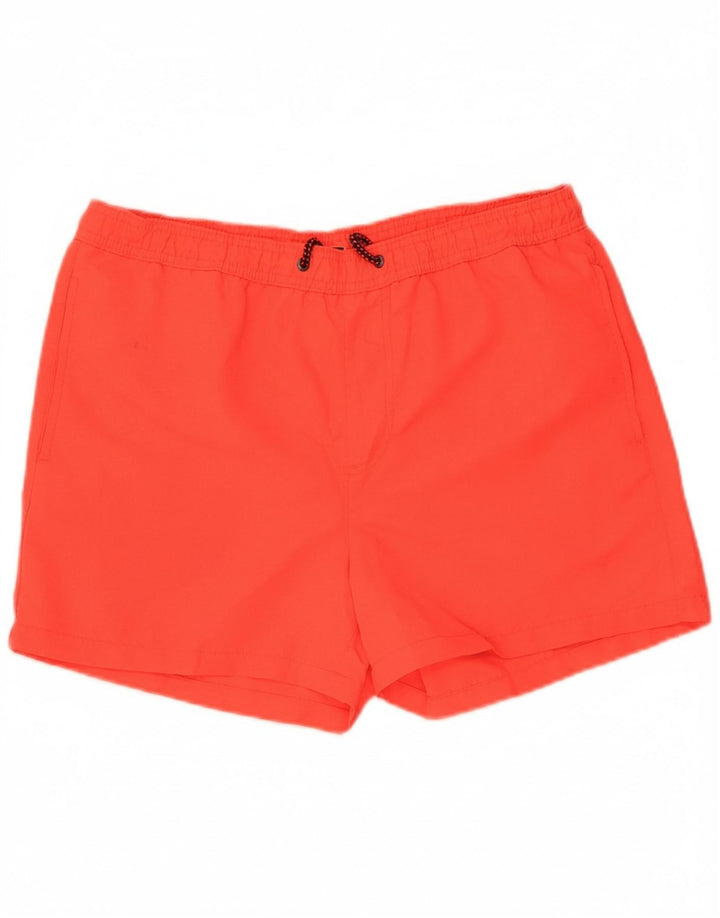 JACK & JONES Mens Swimming Shorts Medium  Orange Polyester