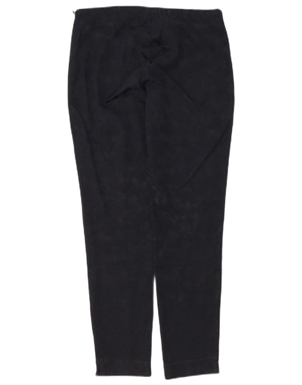 Liu Jo Womens Ajay Slim Casual Trousers IT 40 Small W28 L27 Black Check