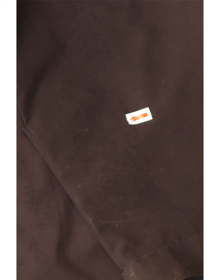 JACK WOLFSKIN Mens Hooded Rain Jacket UK 48 2XL Black Polyester