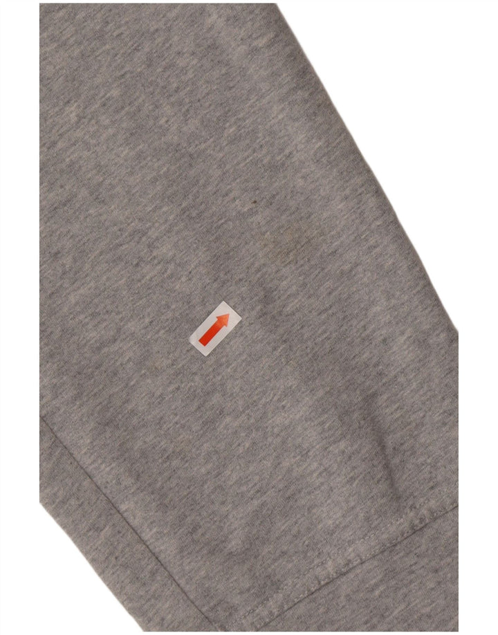 Reebok Mens Tracksuit Trousers Joggers Small  Grey Cotton