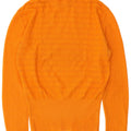 Vintage Womens Crew Neck Jumper Sweater IT 46 Large Orange Striped