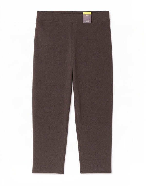 Marks & Spencer Pantalon de survêtement pour femme UK 16 Large Gris Coton