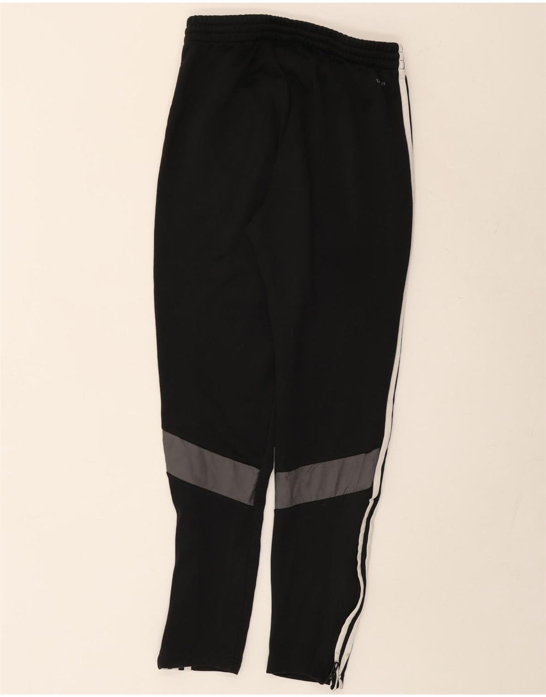 Pantaloni de trening Climalite ADIDAS pentru bărbați, negru, poliester color bloc