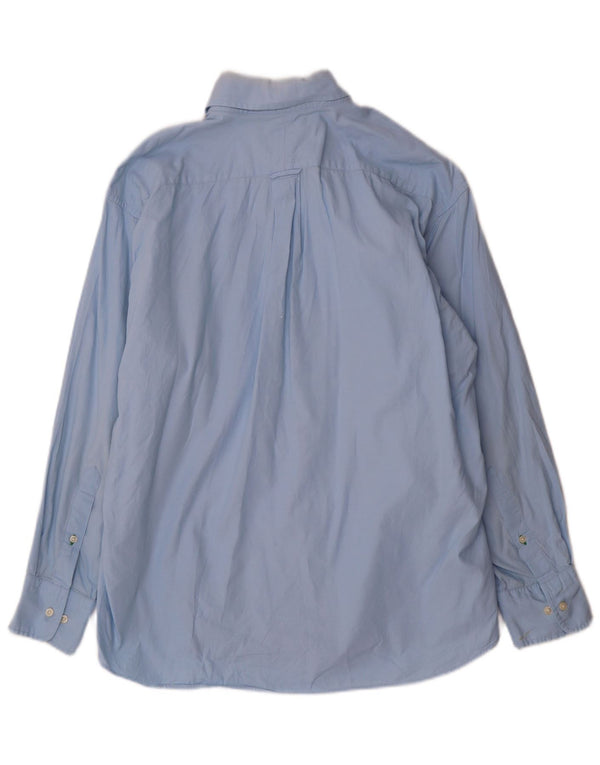 Camisa Tommy Hilfiger para hombre talla 16 1/2 algodón azul grande