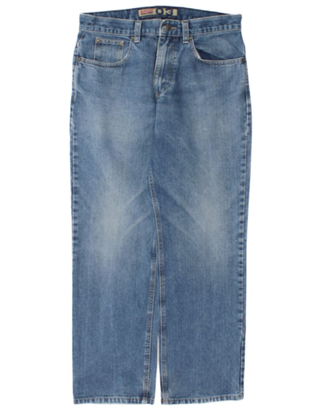 Jinglers Mens Straight Jeans W34 L30 Blue Cotton
