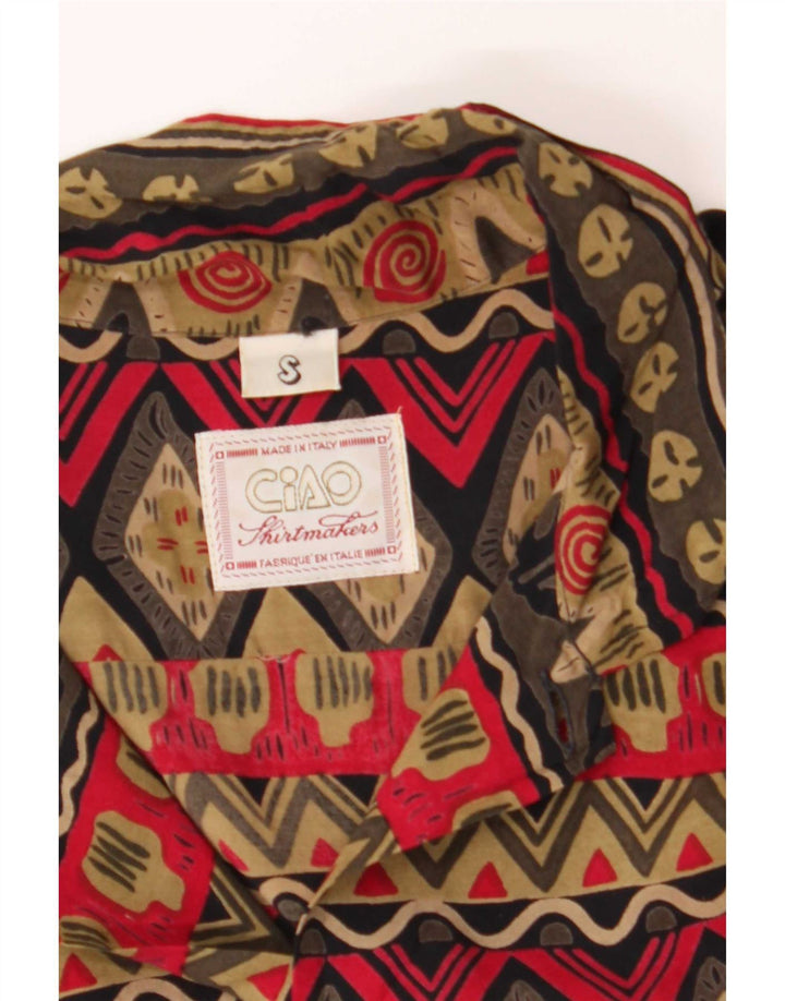 Camisa Ciao Hombre Manga Corta Small Patchwork Multicolor