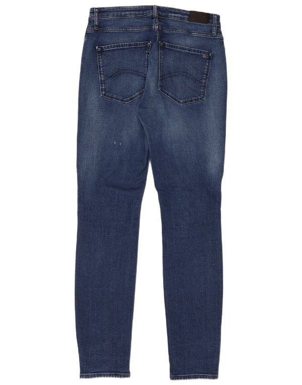 Tommy Hilfiger Mens Santana High Rise Skinny Jeans W33 L32 Azul Algodão
