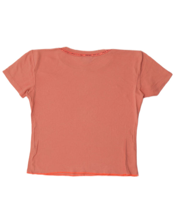 Damska koszulka typu Crop Top Diesel UK 18 XL, różowa bawełna