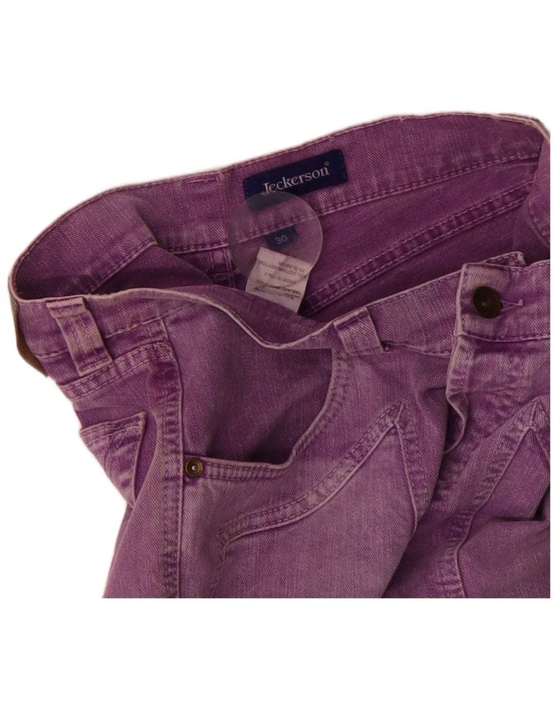 Jeans slim masculino JECKERSON W30 L32 algodão roxo