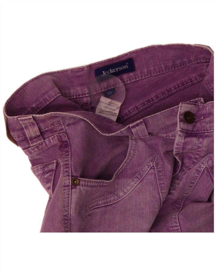 Jeans slim masculino JECKERSON W30 L32 algodão roxo