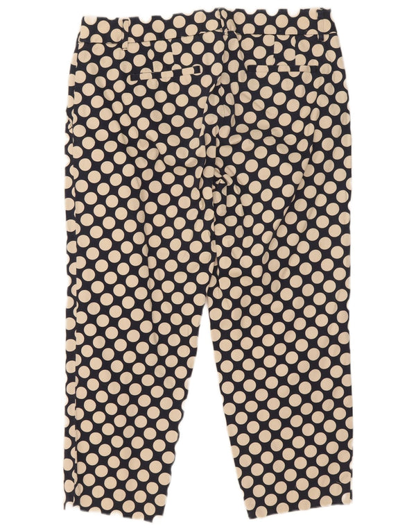 J. Crew Womens City Fit Capri Trousers US 8 Medium W34 L23 Navy Blue