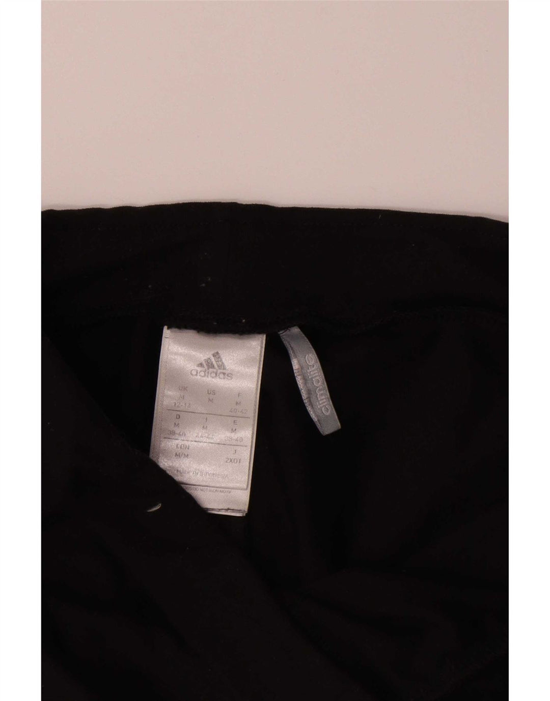 Damskie legginsy Adidas Climalite Capri UK 12/14 Średni czarny poliester