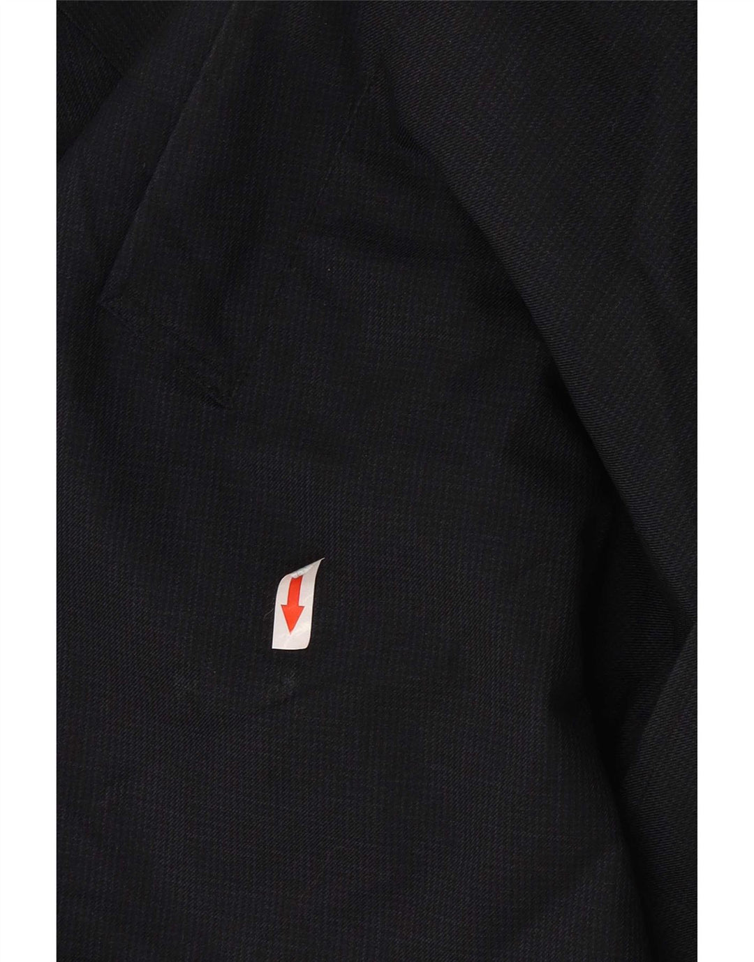 Marks & Spencer Mens Overcoat UK 38 Medium Navy Blue Houndstooth Polyester