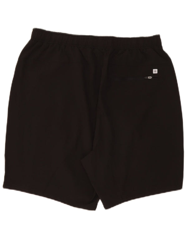 Mountain Warehouse Womens Sport Shorts UK 14 Large Black Polyester