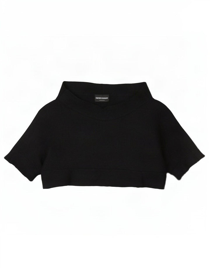Top corto da donna Emporio Armani EU 38 medio nero