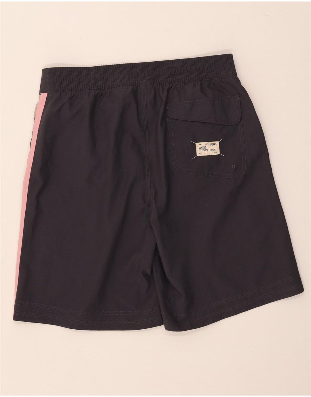 Puma Mens Graphic Sport Shorts Medium  Grey