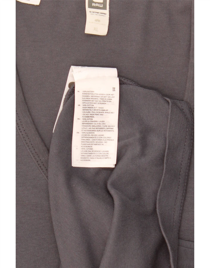 T-shirt da uomo G-Star Top XL in cotone grigio