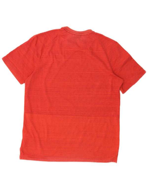 Nike T-Shirt Homme Coton Rayé Rouge Moyen