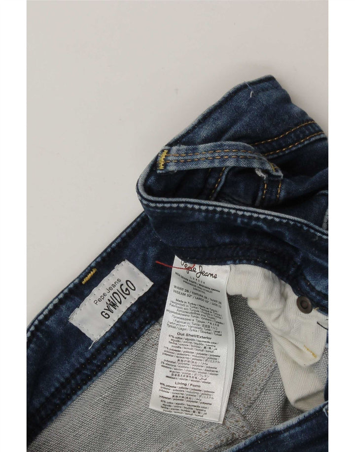 PEPE Jeans Damen Slim W28 L28 Blaue Baumwolle