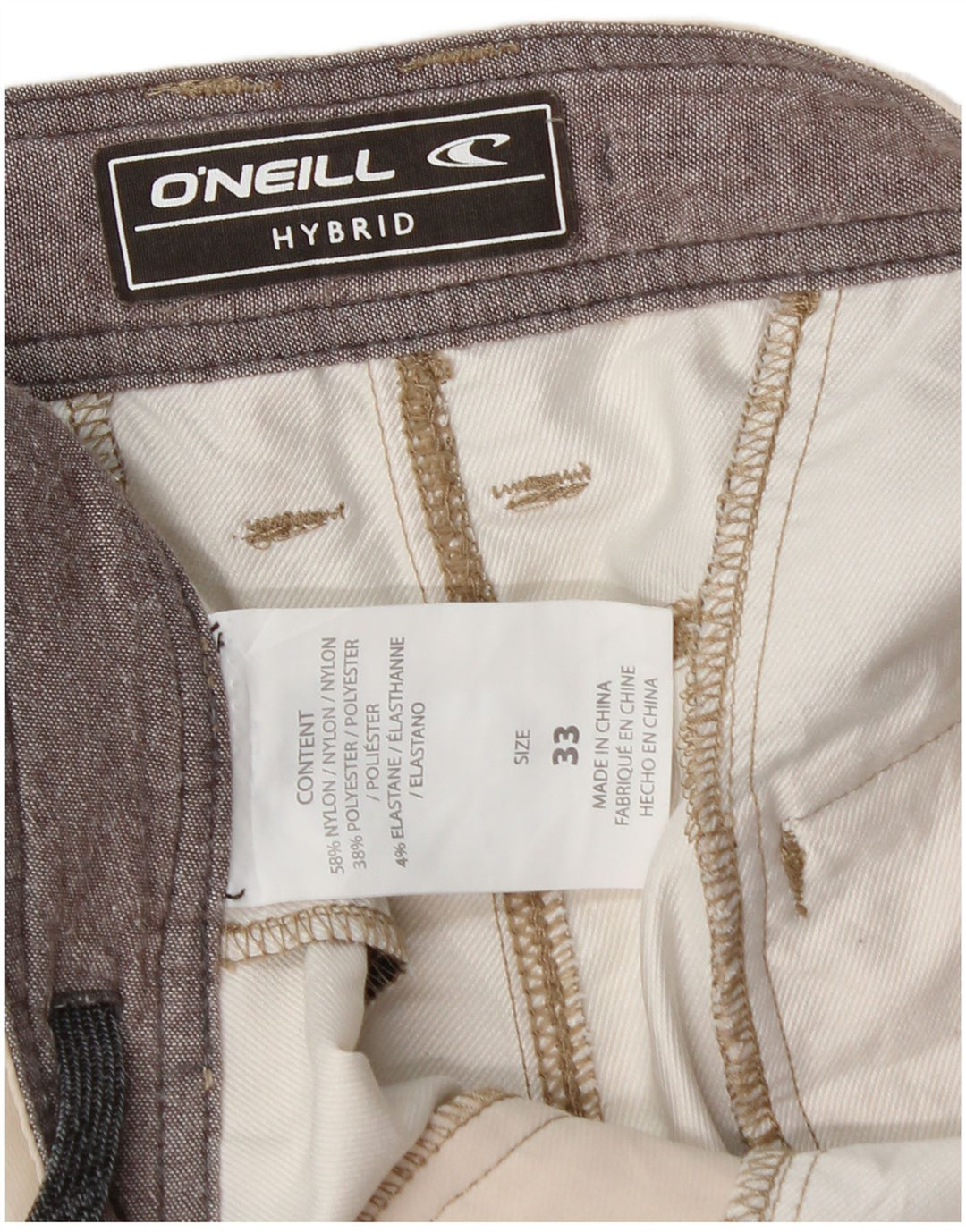 O'Neill Short Chino Homme W33 Medium Off White Nylon