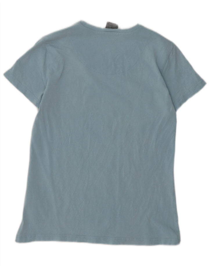 NIKE Womens T-Shirt Top UK 10/12 Medium Blue Synthetic