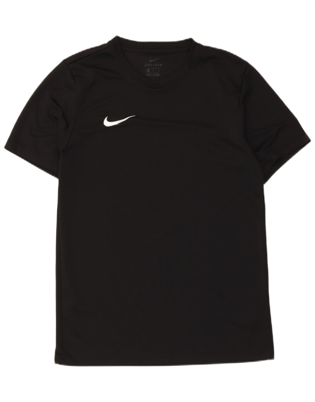 Nike Hommes Dri Fit T-Shirt Haut Noir Moyen Polyester