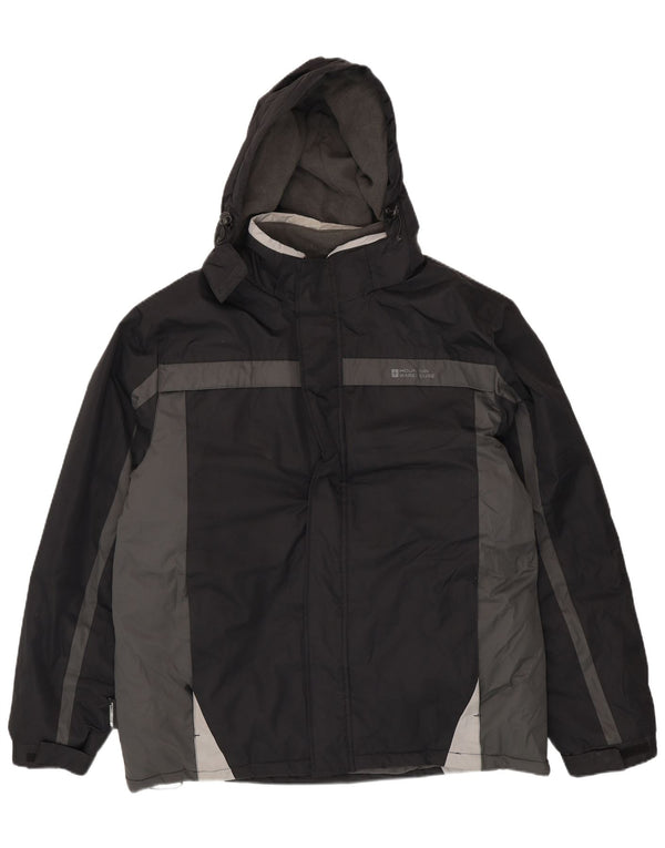 Mountain Warehouse Veste de ski à capuche pour homme UK 42 XL Noir Colourblock