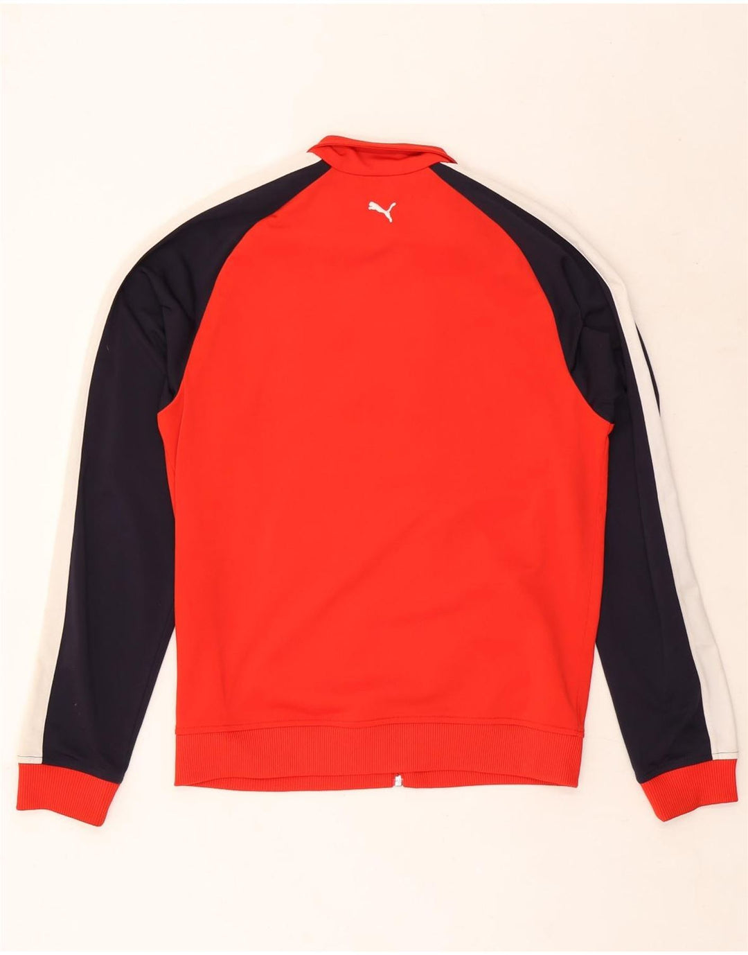 Puma Træningsdragt Topjakke til drenge 15-16 år Rød Colourblock Polyester