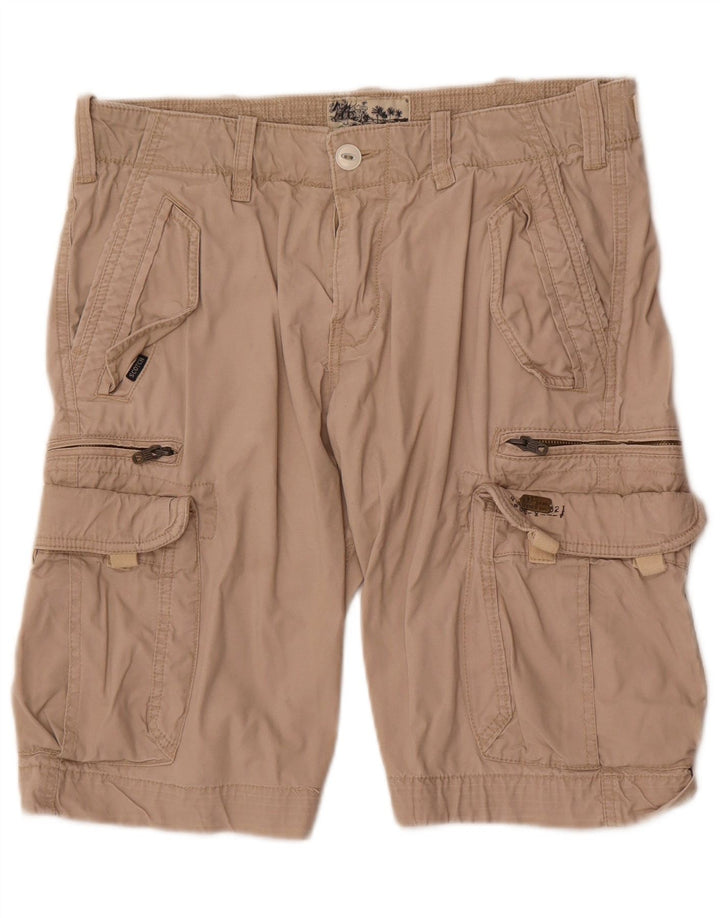Scotch & Soda Herren Cargoshorts W32 mittelbeige Baumwolle
