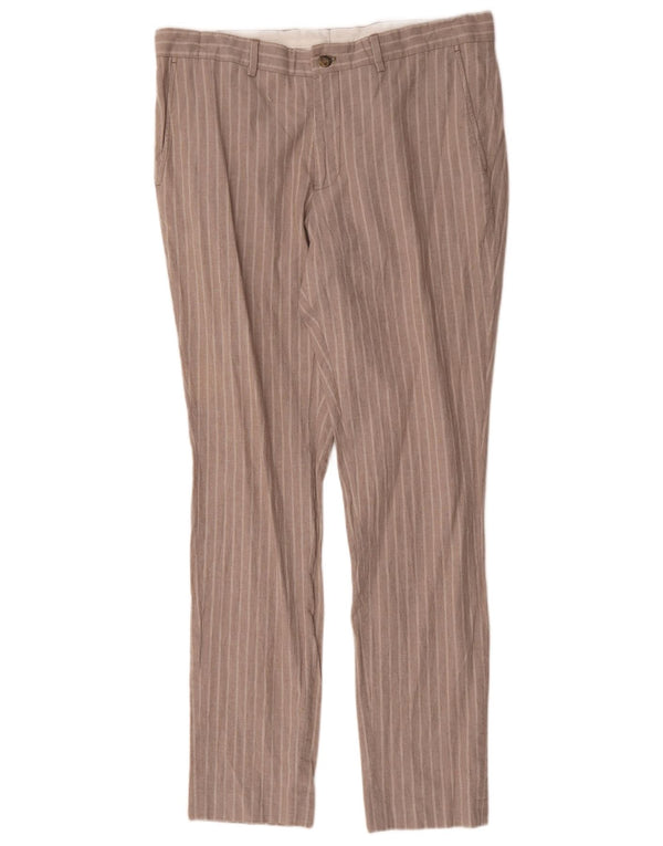 Calça Chino Masculina Slim Jack & Jones IT 52 XL W36 L31 Cinza Listrado