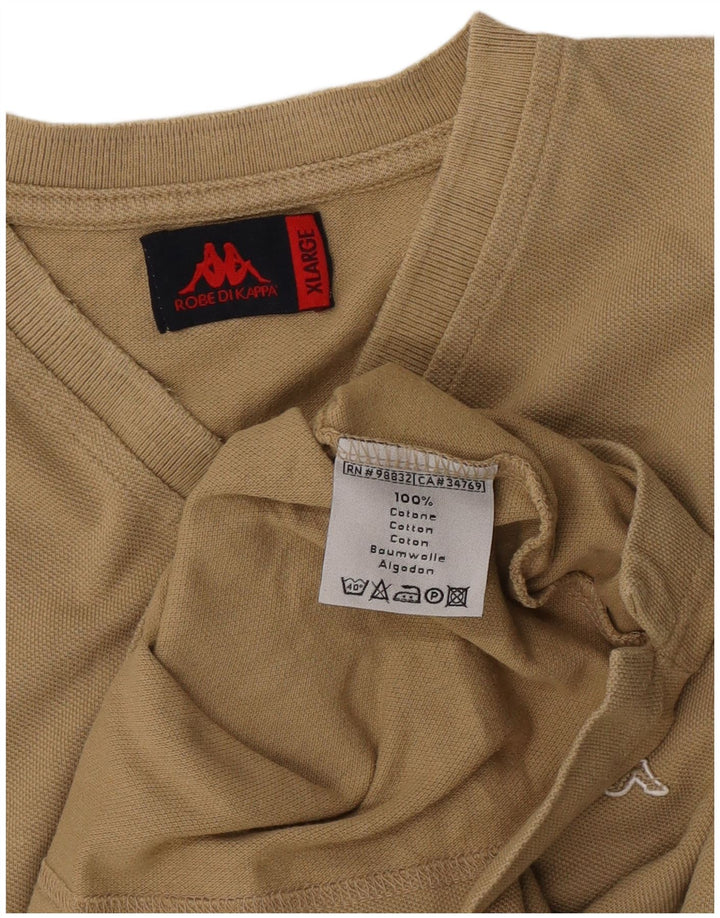 T-shirt uomo Kappa Top XL in cotone beige