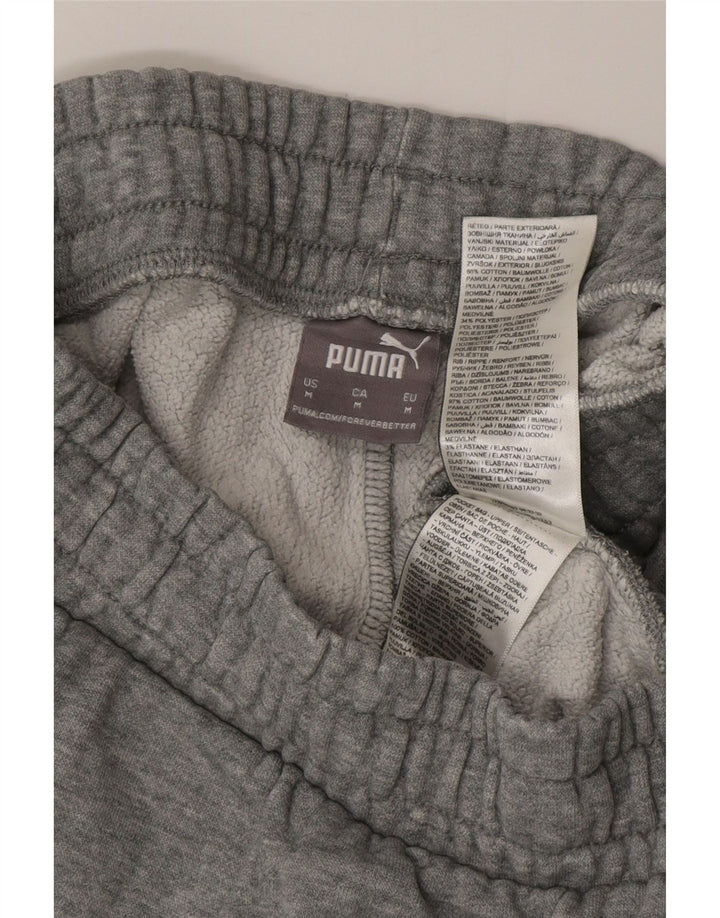 PUMA Herre grafisk træningsdragt Bukser Joggers Medium Grå Bomuld
