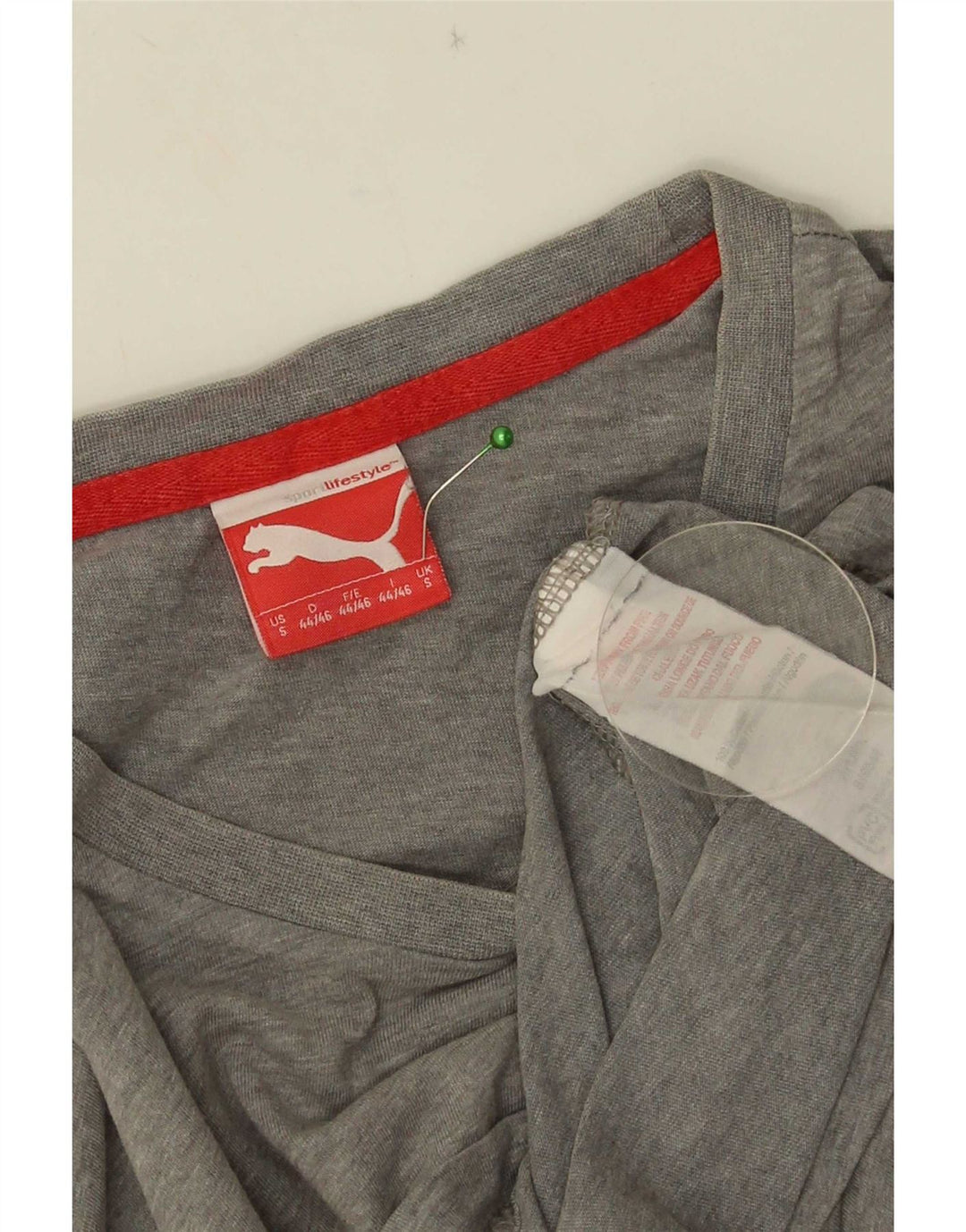 Puma T-Shirt Homme Gris Petit Coton