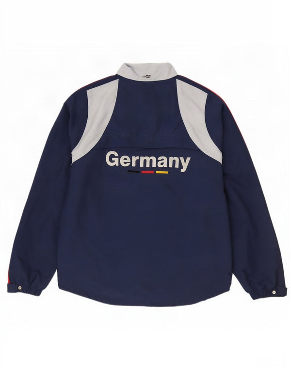 Adidas Mens Germany Tracksuit Top Jacket UK 44/46 Большой Темно-Синий