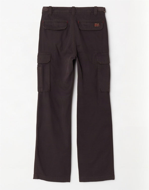 Pantaloni cargo dritti da uomo Tommy Hilfiger W32 L34 cotone grigio