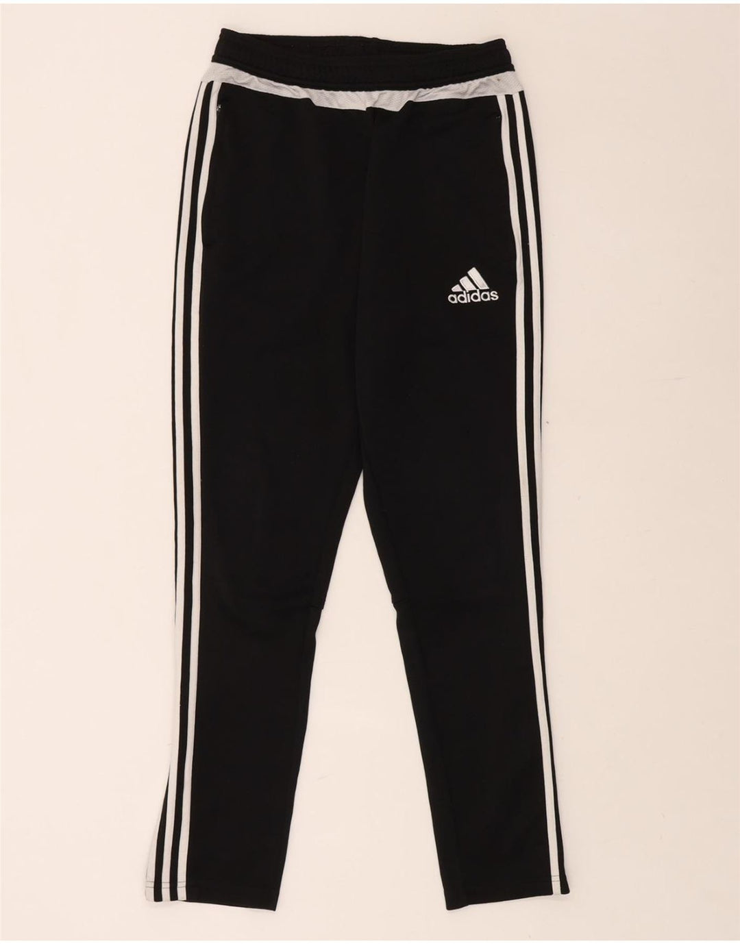 Pantaloni della tuta ADIDAS da ragazzo Climacool 13-14 anni in poliestere nero