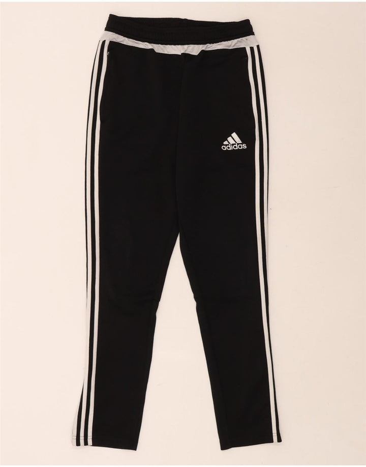 Pantaloni della tuta ADIDAS da ragazzo Climacool 13-14 anni in poliestere nero