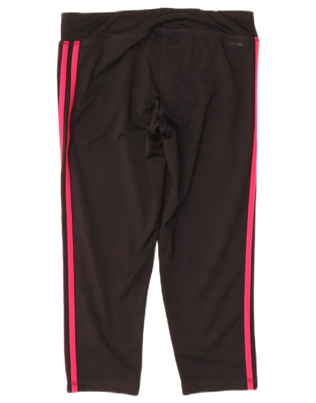 Adidas Dame Climalite Capri Leggings UK 12/14 Medium Black Polyester